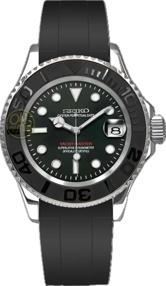 Seikomariner | Silver & Black