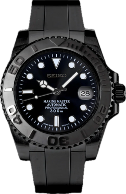 Seiko Mod Submariner „Triple Black“