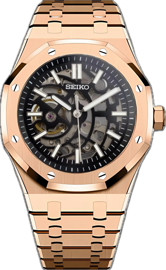 Royal Seikoak | Rose Gold Skeleton