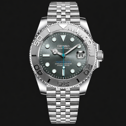 Seiko Mod Yacht Master „Silber“