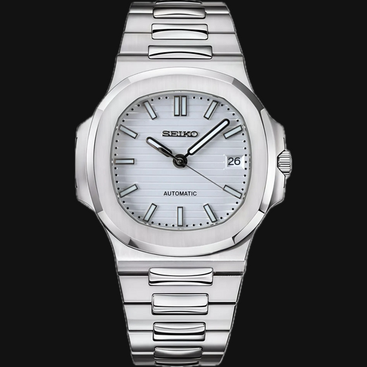 Seiko Mod Nautilus "Blanco"