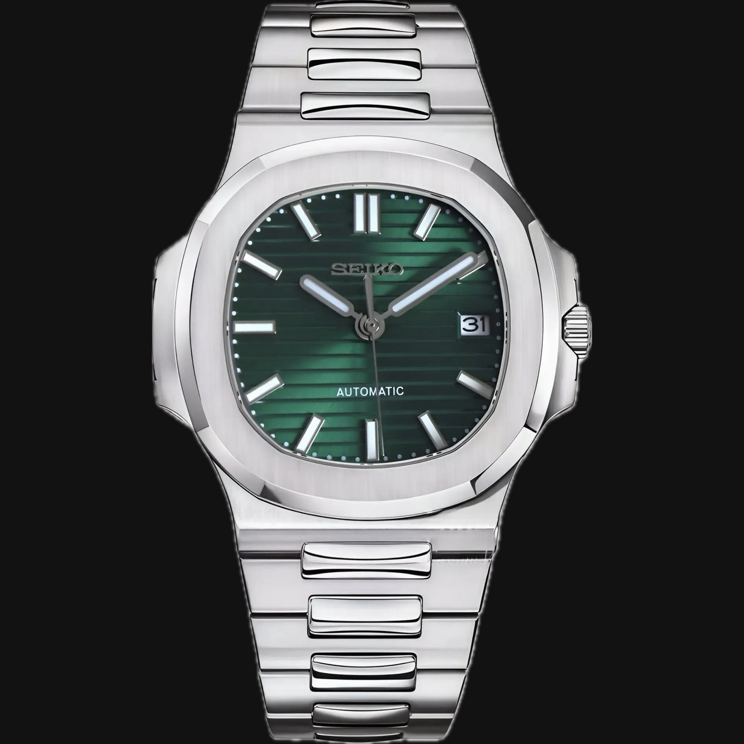 Seiko Mod Nautilus "Verde"