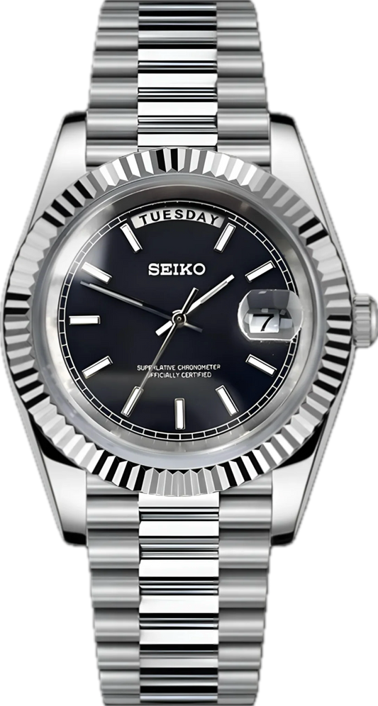 Seiko Mod Daydate "Schwarz"
