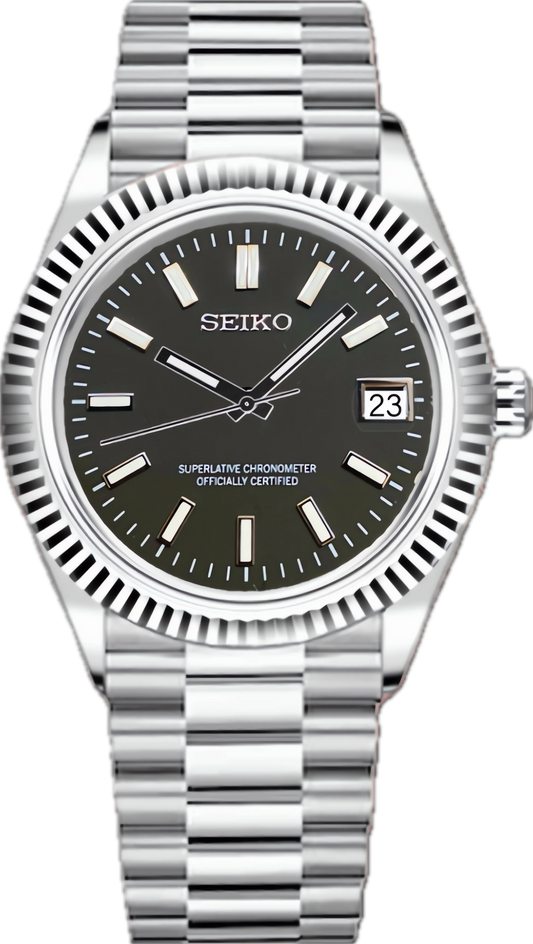 Seiko Mod Datejust „Schwarz“