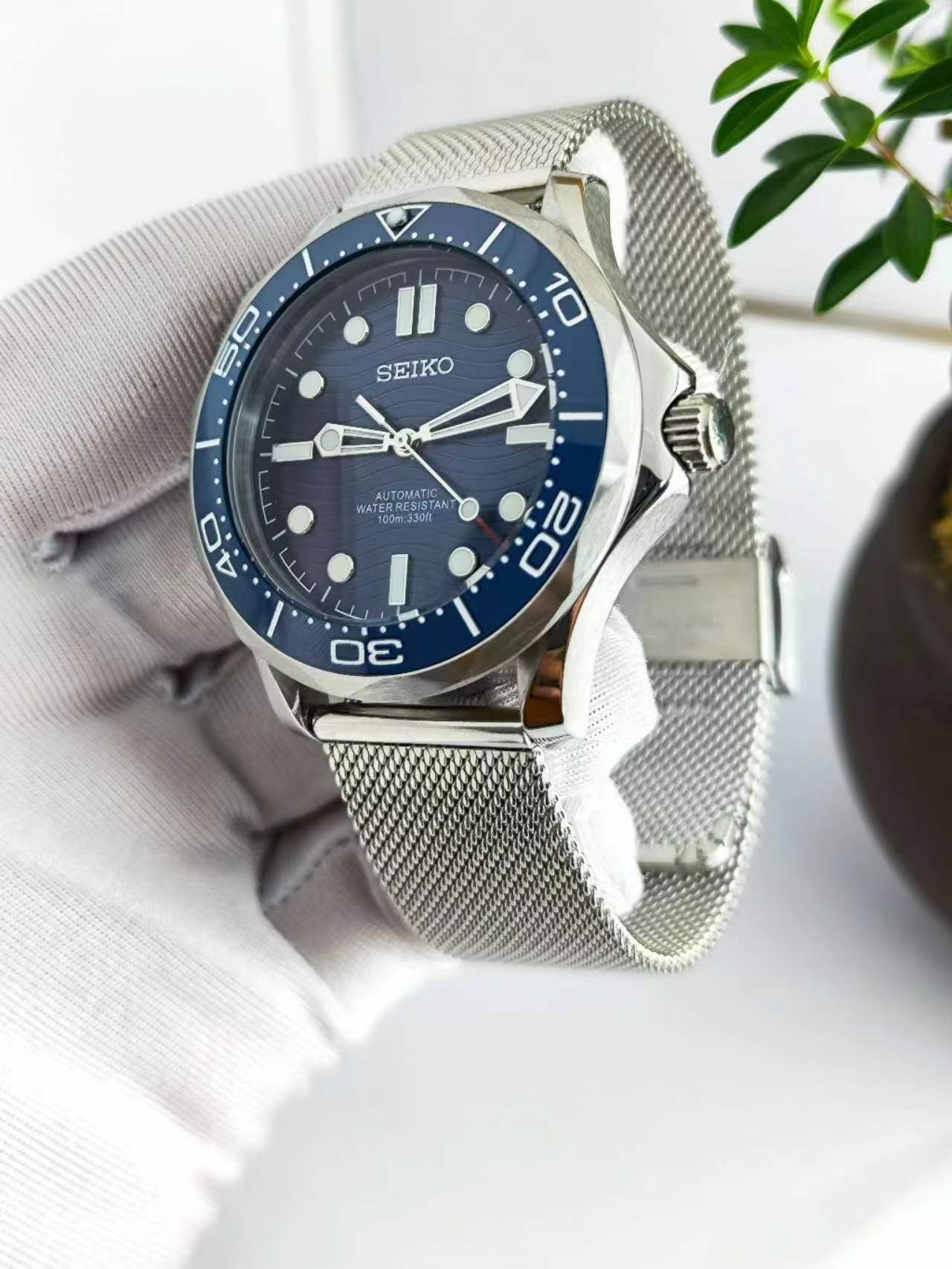 Seiko Mod Seamaster "Blue"