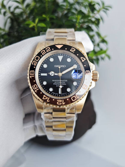 Seikomariner | Root Beer Full Rose Gold