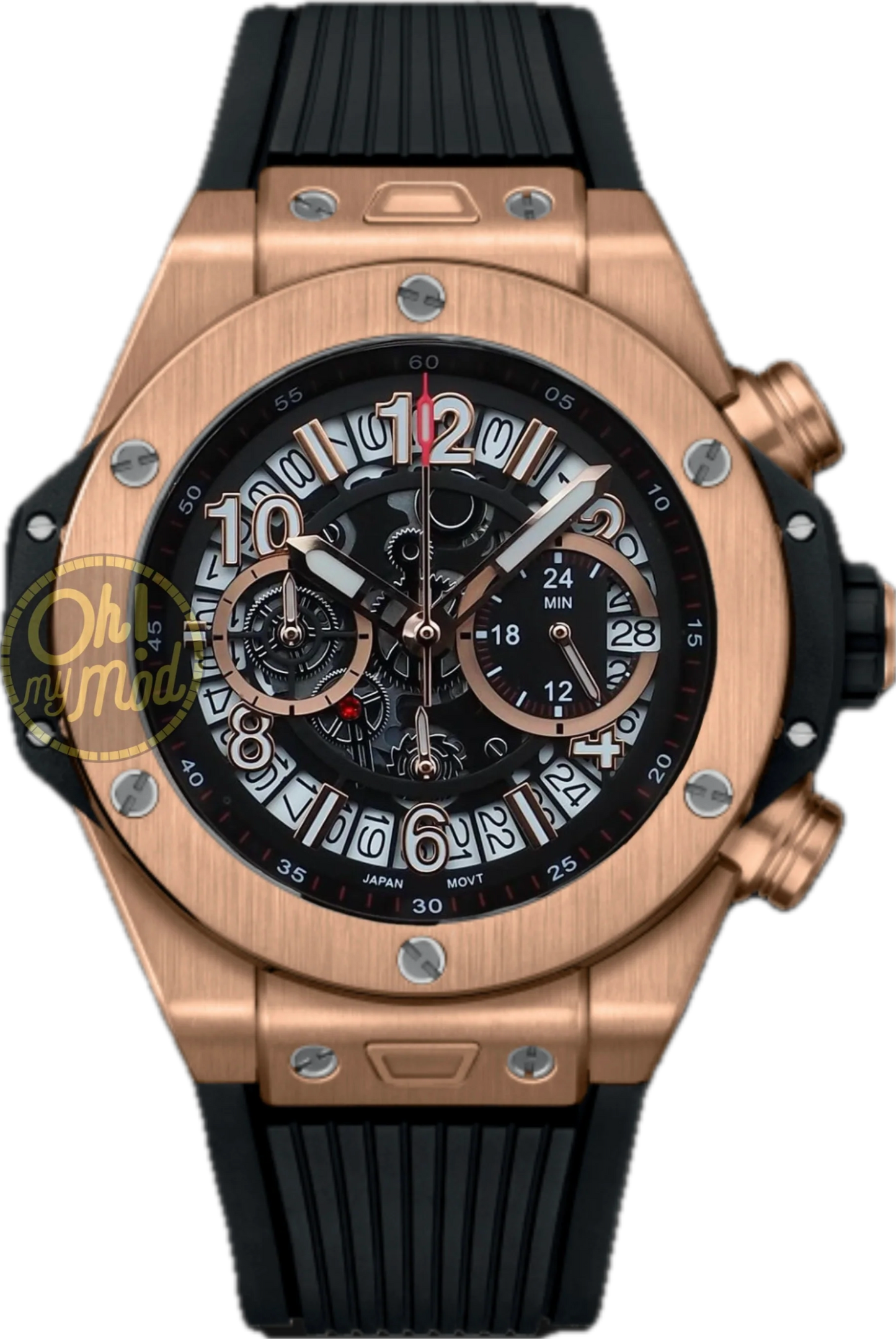 Hubleiko Big Bang | Unico Esqueleto de Oro Rosa