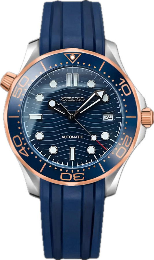 Seikomaster "Rose Gold & Blue"