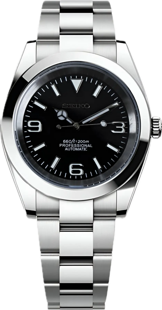 Seiko Mod Explorer I "Schwarz"