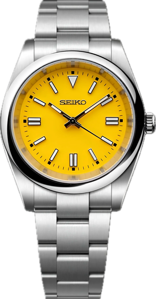 Seiko Mod Oyster Perpetual „Orange“