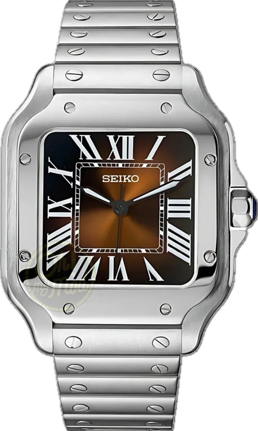 Seiko Mod Santos „Braun“