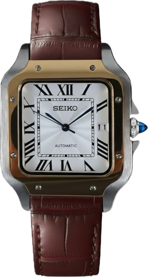 Santeiko | White Brown Leather