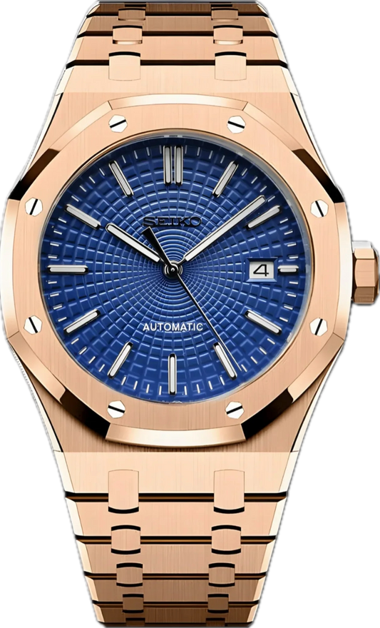 Royal Seikoak | Rose Gold & Navy
