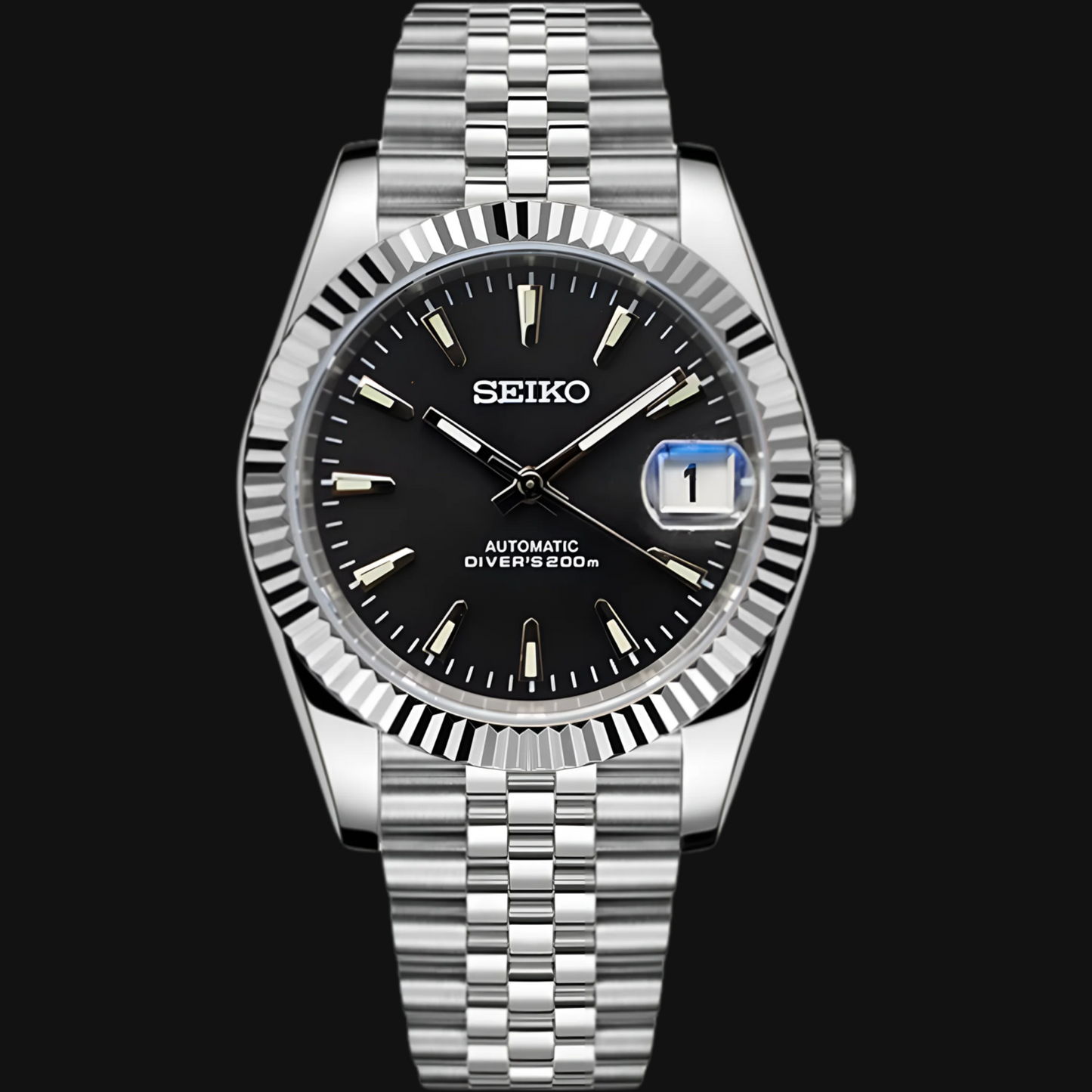 Seiko Mod Datejust "Black"