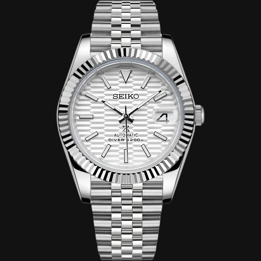 Seiko Mod Datejust "White Motif"