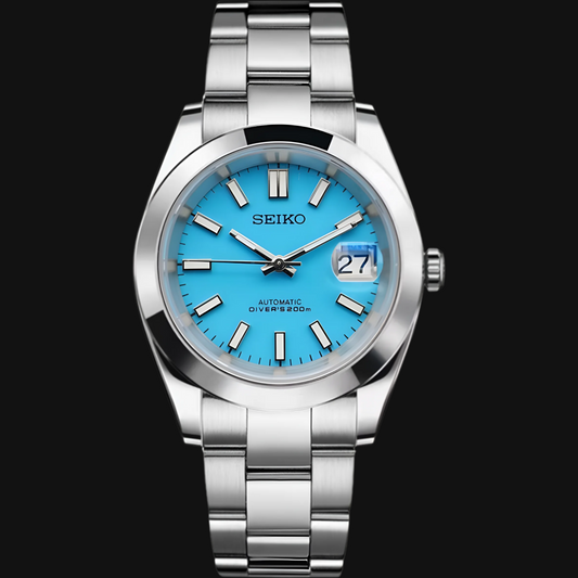 Seiko Mod Oyster Perpetual "Blue"