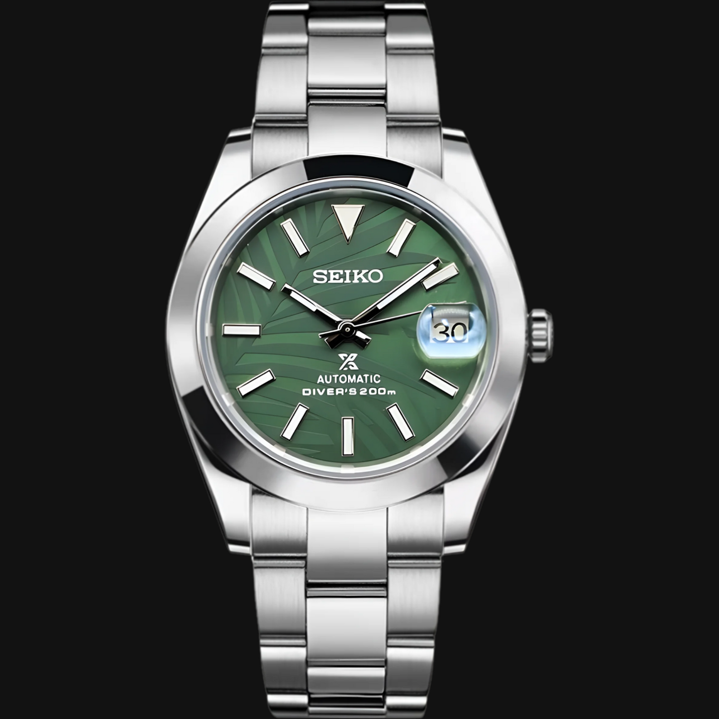 Seiko Mod Oyster Perpetual "Palm Green"