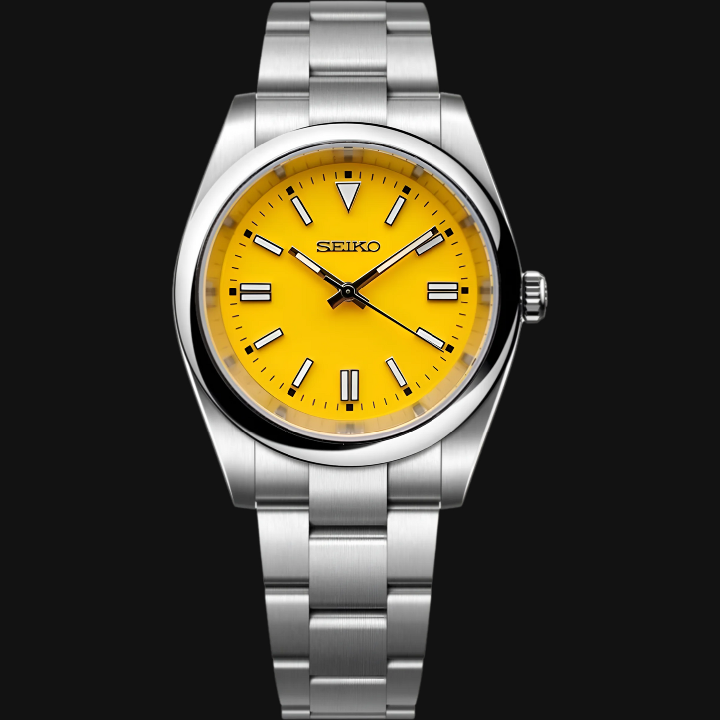 Seiko Mod Oyster Perpetual "Orange"