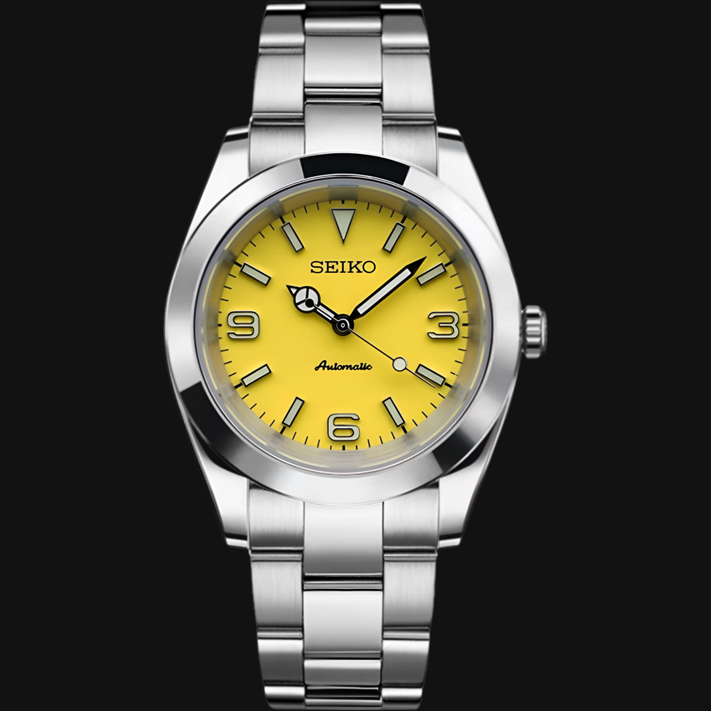 Seiko Mod Oyster Perpetual "Yellow"