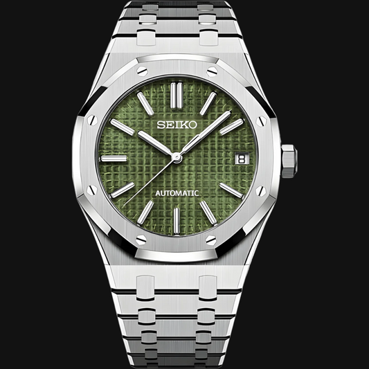 Seiko Mod Royal Oak "Green Olive"