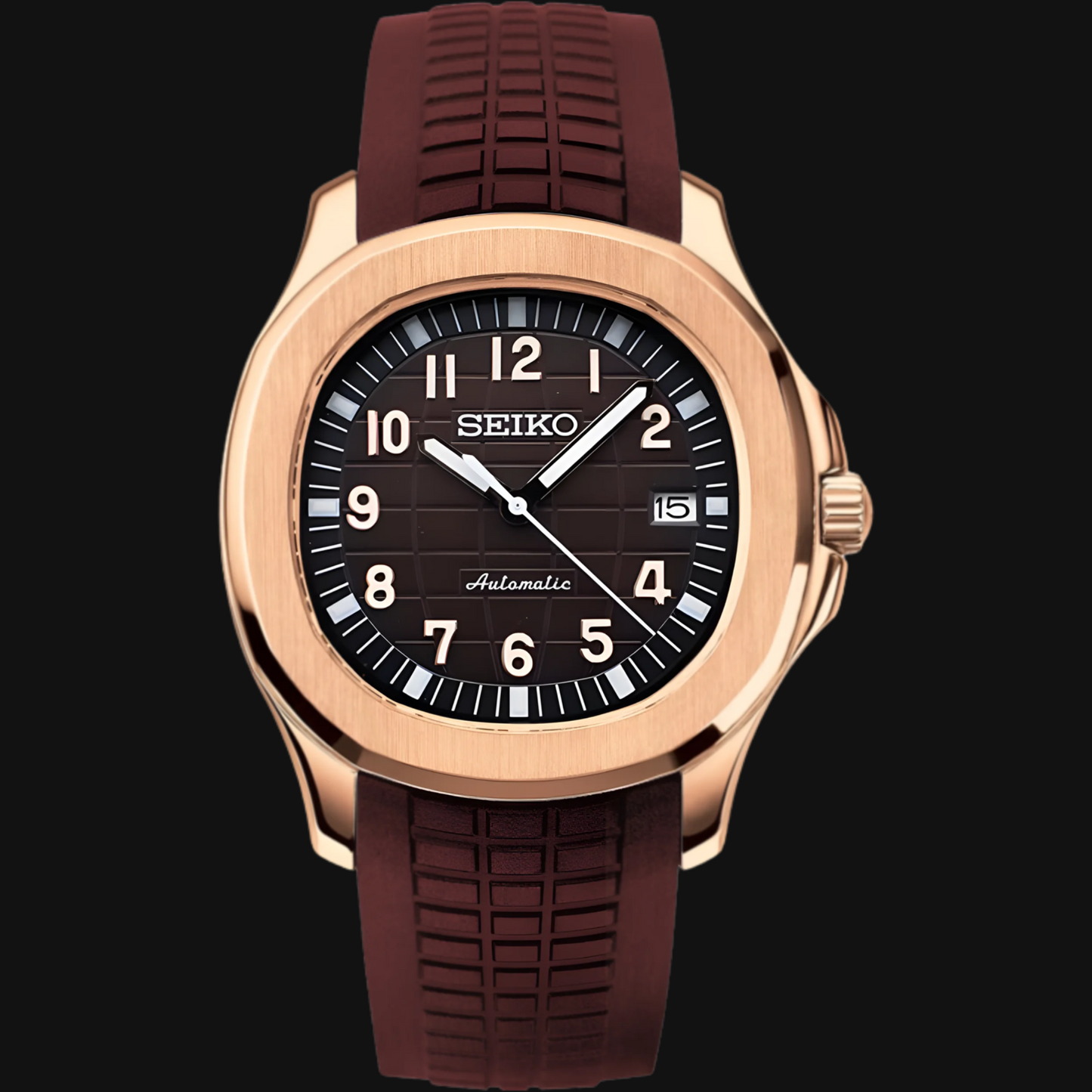 Seiko Mod Aquanaut "Rose Gold &amp; Chocolate"