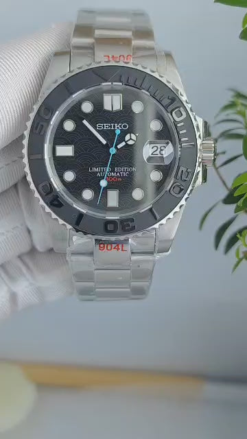Seiko Mod Yacht Master „Limited Edition Blue“ (komplett individuelle Uhr)