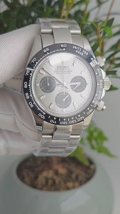 Seiko Mod Daytona „Grau“